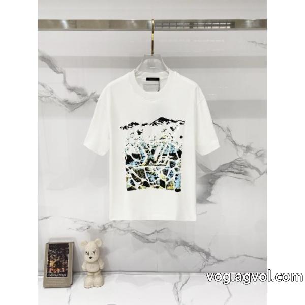 半袖Tシャツ2026年秋冬入荷 最安値保証 話題人気商品ルイ ヴィトンブランド 通販 激安