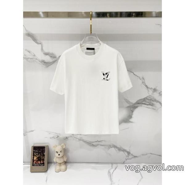 最安値挑戦！ 限定セール＆送料無料 最新で一目惚れ半袖Tシャツブランド コピー 販売LOUIS VUITTON