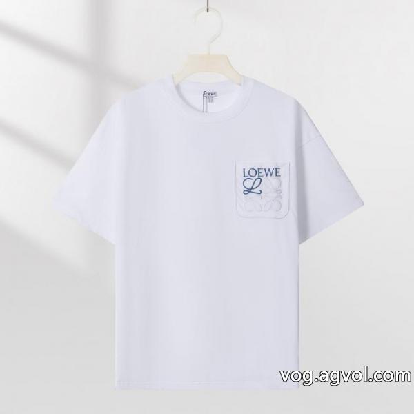 半袖Tシャツ素材感に注目 上質なもの 定番 ファッションブランド 品 激安 通販LOEWE