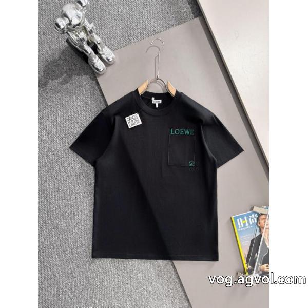 すぐにお届け 絶対欲しい 高評価アイテムブランド 偽物LOEWE半袖Tシャツ