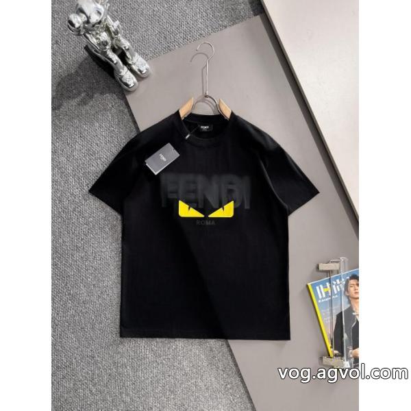 限定セール新作登場 人気商品2026 輝かしいスーパー コピー メンズ半袖TシャツFENDI