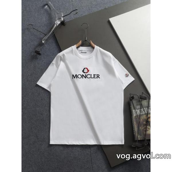 MONCLER偽物 ブランド 販売最安値挑戦中 人気セール高品質 ファッション半袖Tシャツ