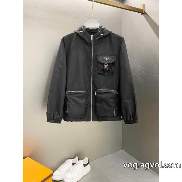 今季爆発的な人気定番商品 撥水素材 １点限り！VIP顧客セールシャツPRADA激安 ブランド..