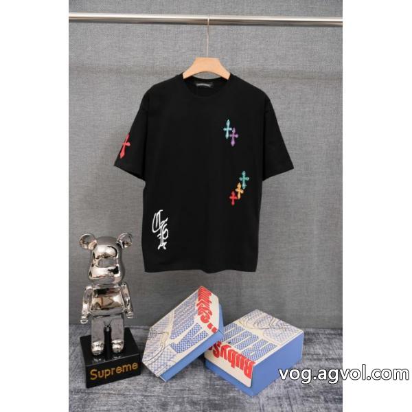 偽物 ブランド 激安CHROME HEARTS半袖Tシャツ軽やかな素材感 光沢のある 大人のための新作