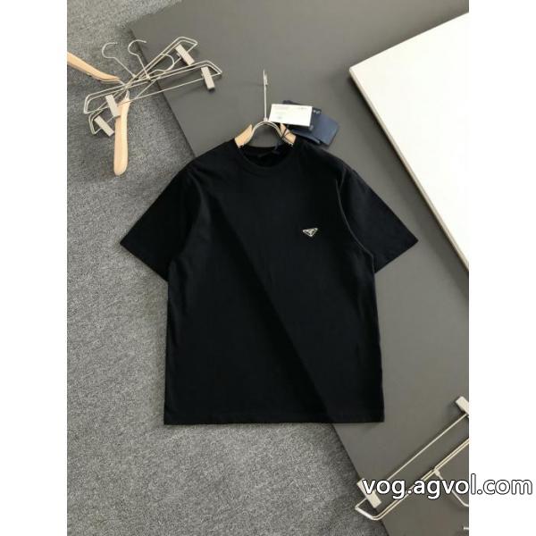 プラダ半袖Tシャツ再入荷が嬉しい2026 今話題の最新作 肌触りのいい  スーパー コピー ブランド 専門