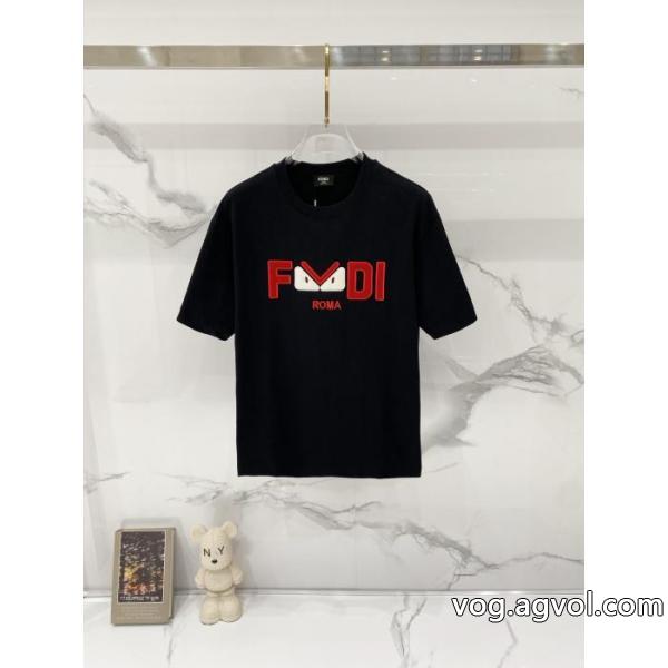 偽 ブランド 販売フェンディ半袖Tシャツ2026激安上品 今季新作登場