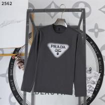 ブランド スーパー コピー 優良店長袖TシャツPRADAHOT新作登場 秋冬季新作 入手困難