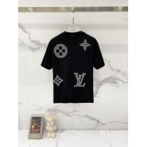 ブランド コピー 激安半袖Tシャツ大人シンプルな 大人気カラー入荷！ 韓国高級服LOUIS VUITTON