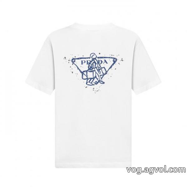 ブランド レプリカ半袖Tシャツ話題の新作到着！ 爽やかマルチ HOT品質保証PRADA
