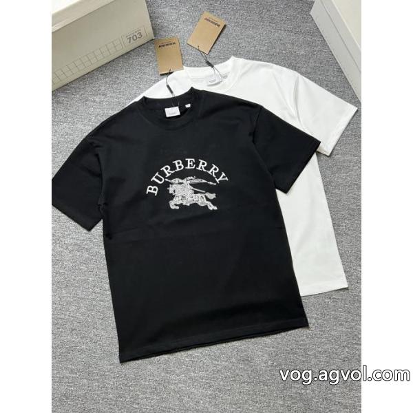 激安 ブランド大胆なデザイン 2026大活躍 ナチュラル半袖TシャツBURBERRY