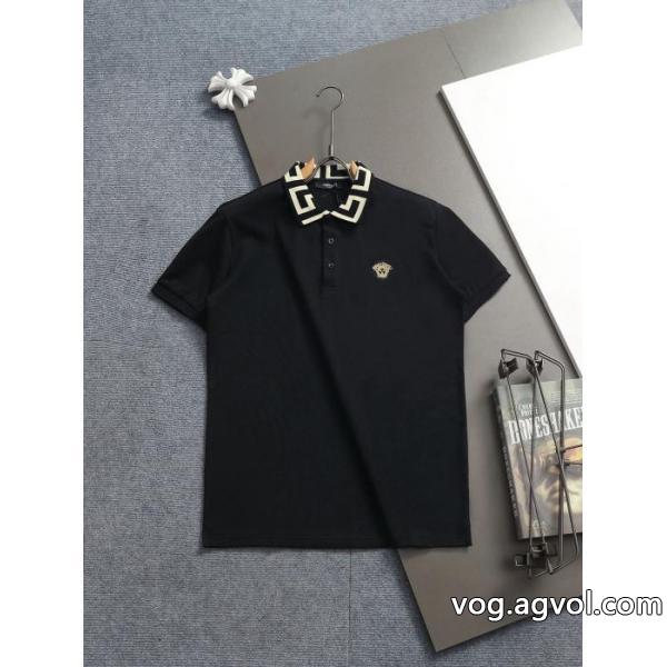 VERSACEコピー 品 ブランド肌触りの良いサラりと お手頃価格 着心地の良い半袖PoloTシャツ