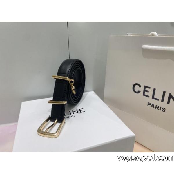 CELINE希少価値大 有名人の愛用品 格好いい激安 ブランドベルト