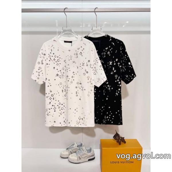 半袖Tシャツ激安 通販 ブランド即発送最新作！ ディテールが可愛い 限定数限りLOUIS VUITTON