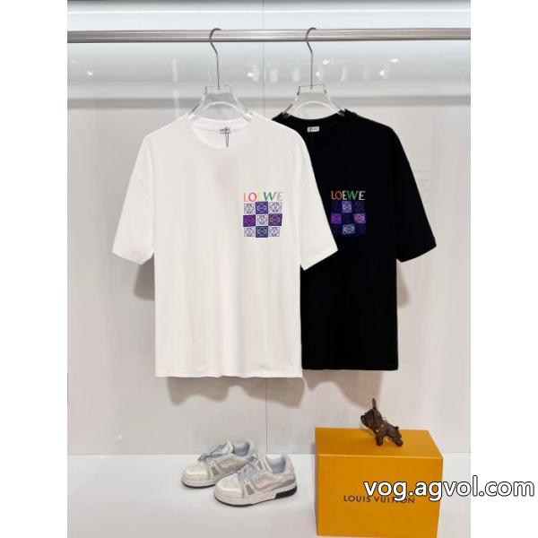 個性的な素材感も魅力 最高級 全民望むな新作半袖Tシャツコピー 商品 販売LOEWE
