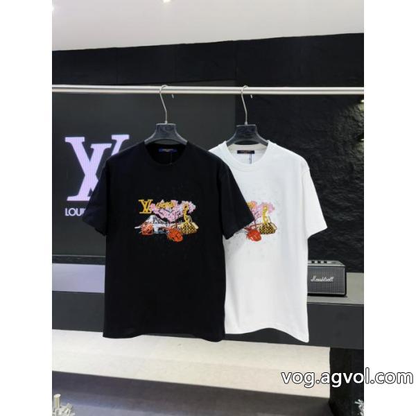 半袖Tシャツ2026大人気 一番人気 リラックスした雰囲気にLOUIS VUITTON激安 通販 ブランド