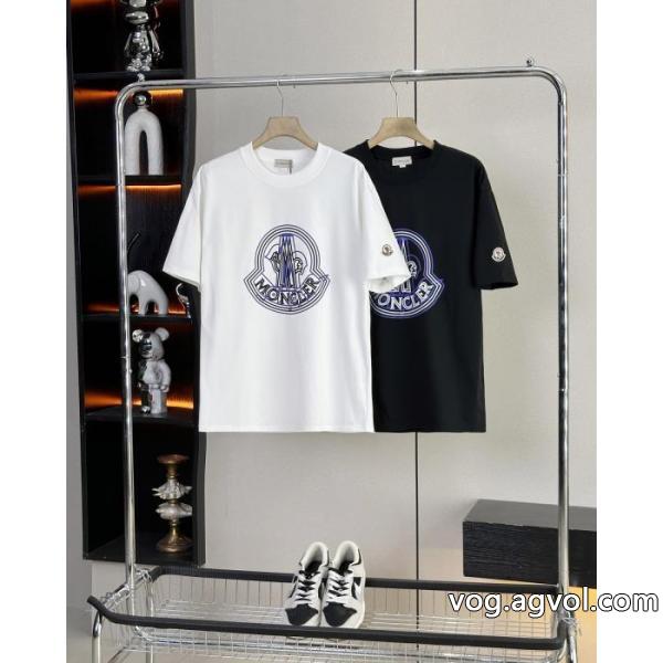 コピー ブランド 販売半袖TシャツMONCLERスタイリッシュな印象 新作大人気 存在感のある