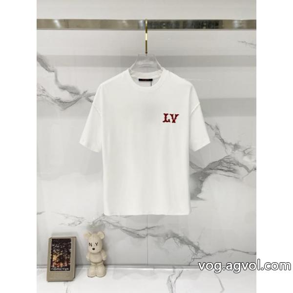 コピー 商品 ブランドLOUIS VUITTON半袖Tシャツ最安値に挑戦 圧倒的人気 是非でも欲しい