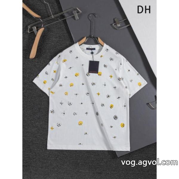 話題の新作 独特な 韓国ファッションLOUIS VUITTONコピー 商品 販売半袖Tシャツ