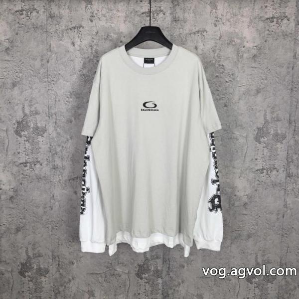 偽物 ブランド長袖Tシャツ最前線2026 数量限定 大人っぽい雰囲気balenciaga