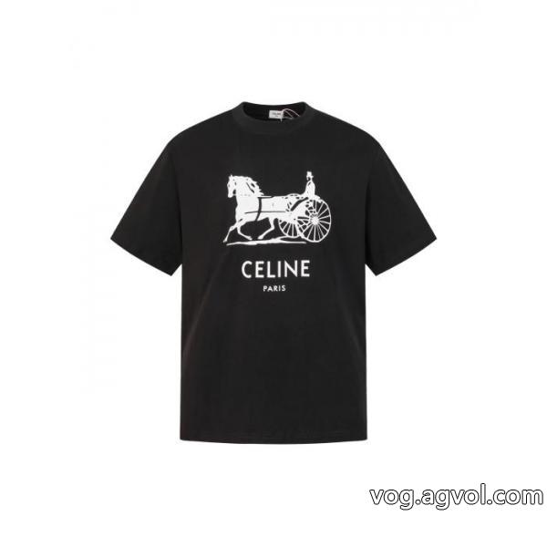 コピー 品 販売2026年度 流行フォルム 限定！人気オススメCELINE半袖Tシャツ