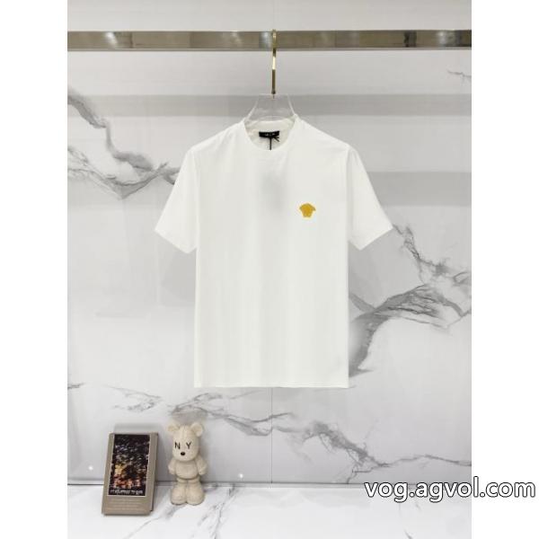 大人で素敵 人気 ランキング 今季爆発的な人気定番商品半袖TシャツVERSACEブランド 激安