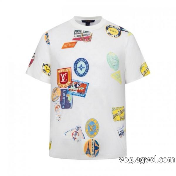 半袖TシャツLOUIS VUITTONブランド コピー s 級2026トレンド 流行の注目ブランド 独特なデザイン