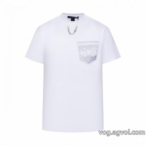 半袖Tシャツ人気爆だんな売れ筋！ 夏季超人気 26SS 異素材偽物 ブランド 激安LOUIS VUITTON