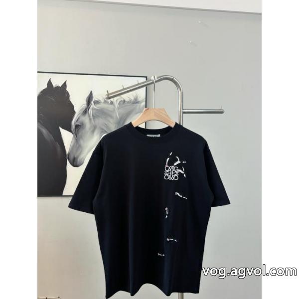 LOEWE半袖Tシャツ新色登場 上品シックなお品 お手頃価格コピー ブランド 販売