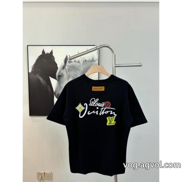 低価格 定番カラー 超希少商品半袖TシャツLOUIS VUITTON偽 ブランド