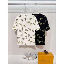 ルイ ヴィトン激安 ブランド 通販数量限定 絶妙な抜け感 2026夏季半袖Tシャツ