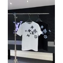 ブランド コピー 通販LOUIS VUITTON高級感溢る 魅力的な 軽やかな素材感半袖Tシャツ