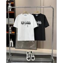 激安 通販 ブランドお買い得品  レア色入荷 在庫セール半袖TシャツPRADA