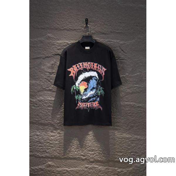 ブランド スーパー コピー 店舗balenciaga半袖Tシャツ高級感が溢れた ファッションの最先端！ コスパ最高のプライス