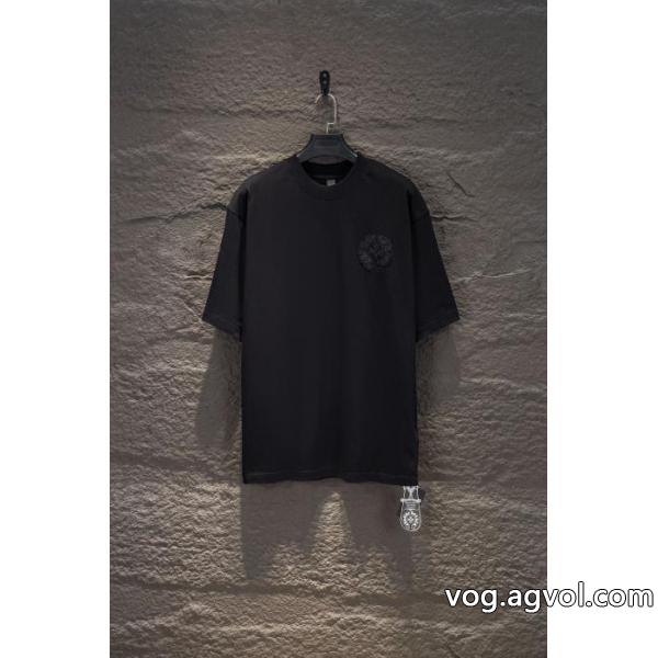 偽 ブランド サイト半袖Tシャツ優雅さに溢れる 完売必須 最安値挑戦中CHROME HEARTS