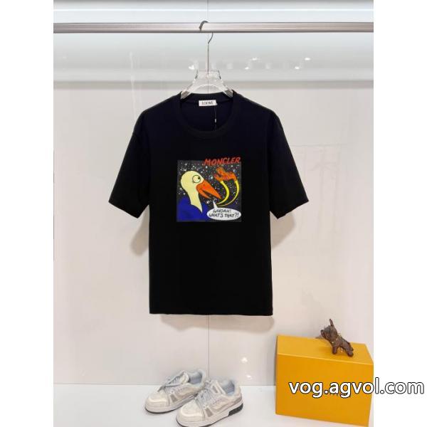 話題沸騰中  上質な材料 印象になってロエベ半袖Tシャツブランド 偽物 激安