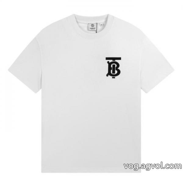コピー ブランド 販売半袖Tシャツ上質な素材採用 唯一無二の存在 夏春物先行発売 BURBERRY