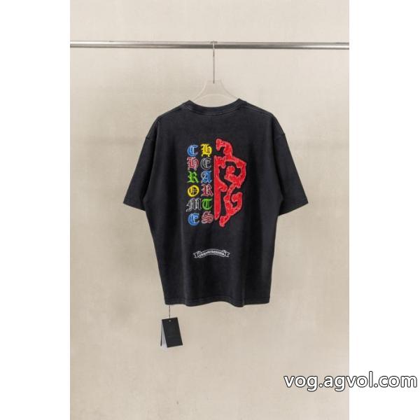 クロムハーツ半袖Tシャツ新作入荷正規品 品質保証 男女共用激安 ブランド
