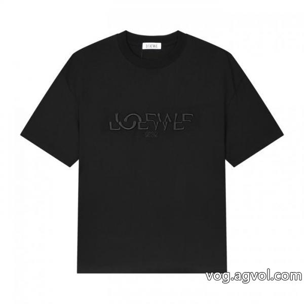 LOEWE最新のアイテム HOT人気 大人の雰囲気たっぷりブランド 激安半袖Tシャツ