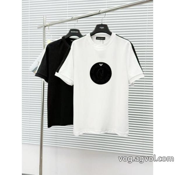 半袖Tシャツ偽 ブランドアルマーニ限定人気セール 数量限定SALE 高感度アイテム