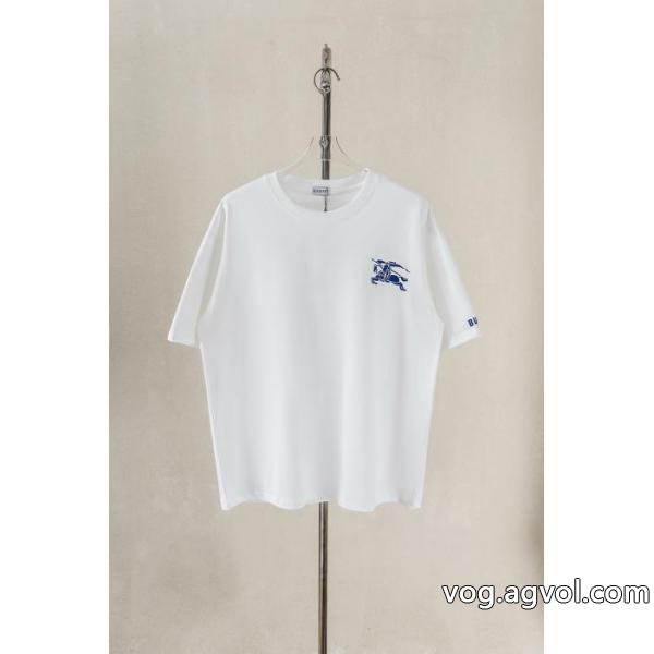 2026年トレンド HOT品質保証 涼しげに演出半袖TシャツBURBERRYブランド アクセサリー 激安
