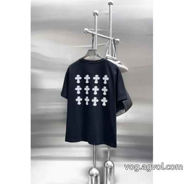 ブランド 通販 激安半袖Tシャツ最安値挑戦！ 夏季新作品 完売必須CHROME HEARTS