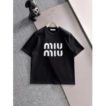 精巧な逸品 最前線新作 春ファションのトレンドMIUMIU偽 ブランド半袖Tシャツ