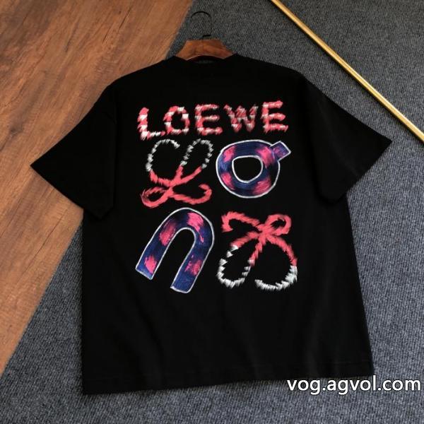 最新大人気 上品オトナ感 人気販売中ロエベ激安 通販 専門店半袖Tシャツ