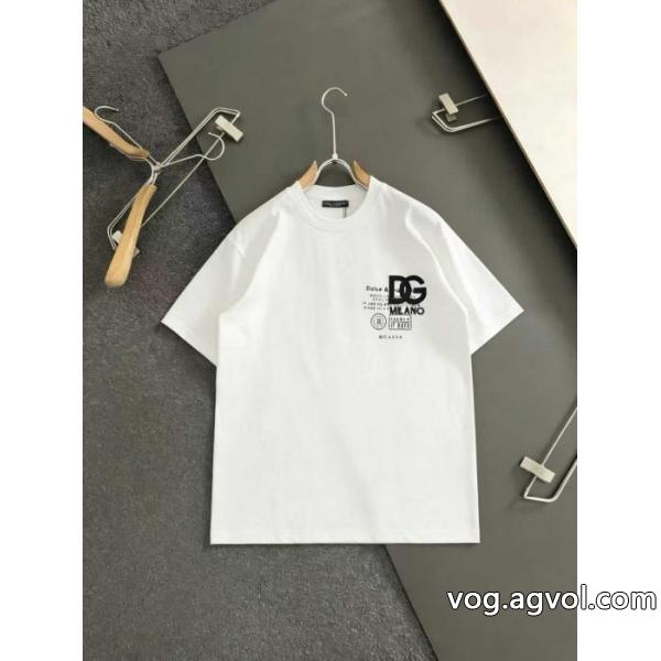 話題人気商品 SS26極上発売 都会的感半袖TシャツDolce&Gabbanaブランド コピー 販売 店