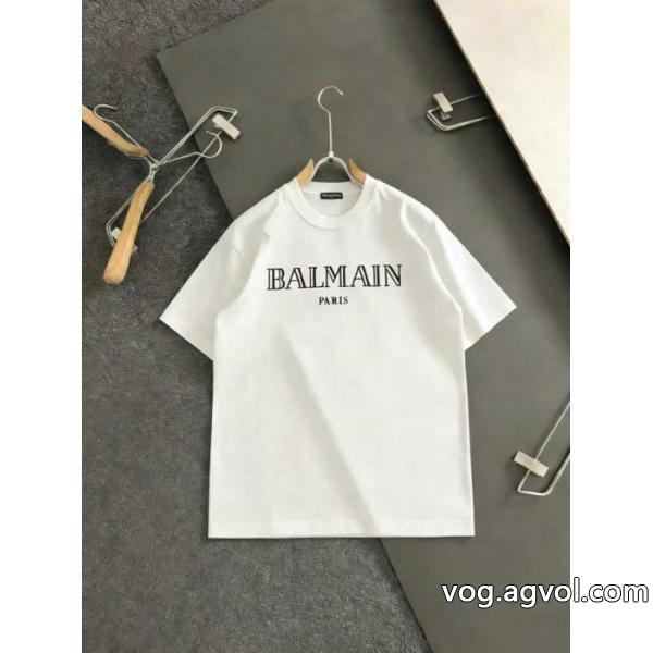 BALMAIN半袖Tシャツ最落なし! 希少! 夏限定の人気おすすめ 優等品ブランド コピー s 級
