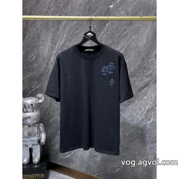 半袖TシャツCHROME HEARTS偽 ブランド完売続出 限定的新作入荷 フェミニンな雰囲気