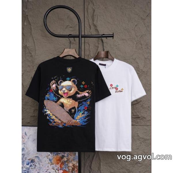 人気の商品 格好良い 圧倒的人気アイテム半袖Tシャツブランド 偽物 激安 通販LOUIS VUITTON