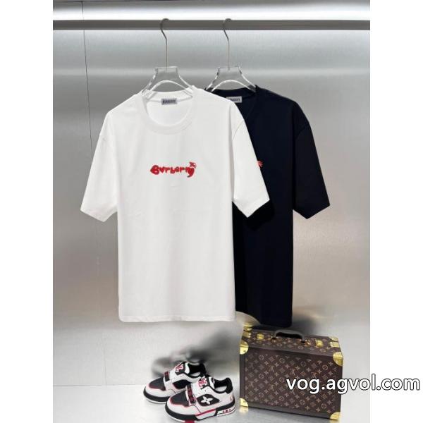 バーバリー夏先に重宝 完売必至 機能面抜群スーパー コピー 販売半袖Tシャツ