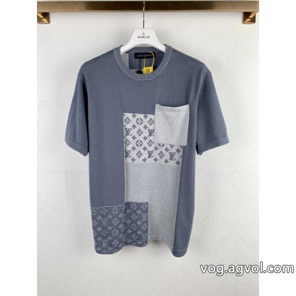 ブランド コピー s 級LOUIS VUITTON個性派さん カジュアル反転魅力 大人フェミニン半袖Tシャツ