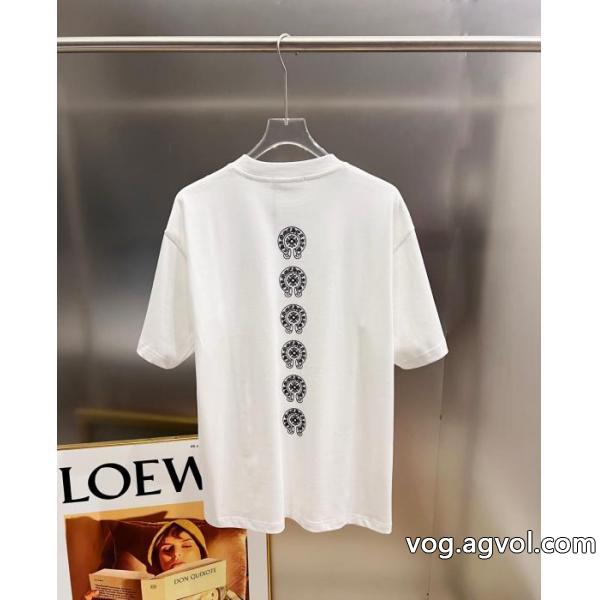 人気新作ロゴ入り 上質で格好い 262026最新モデル半袖Tシャツ激安 通販 専門CHROME HEARTS